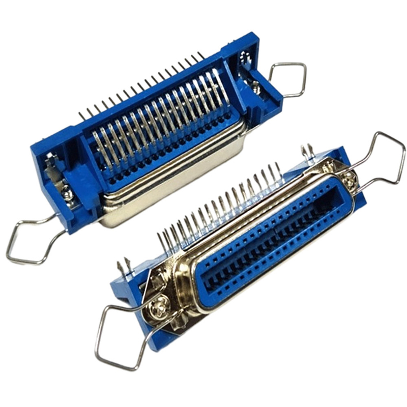Nam Nữ Đầu nối Centronics PCB Edge Dòng 57 với ổ cắm máy in loại DIP