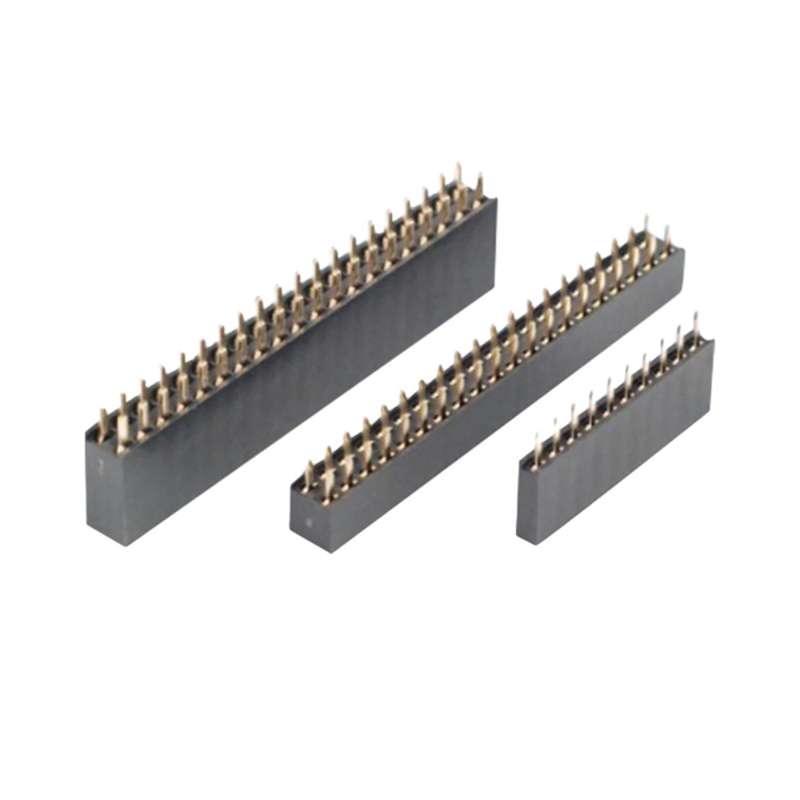 Đường viền PCB góc phải thẳng đầu nối nữ 0.5A đến 3A thông qua lỗ 2.54mm 2.0mm Pitch